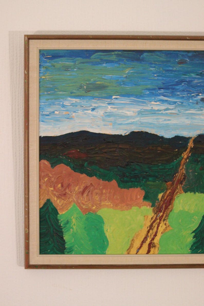 Original Swedish Oil on Panel – “Landscape” – Signed & Framed – 35 × 49 cm (13.8" × 19.3")