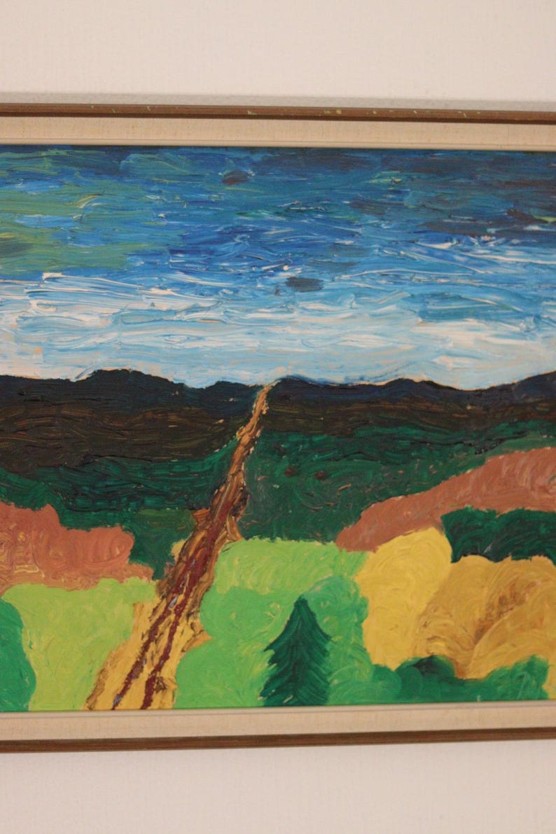 Original Swedish Oil on Panel – “Landscape” – Signed & Framed – 35 × 49 cm (13.8" × 19.3")