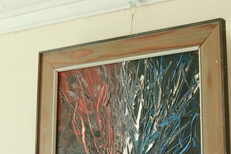 Mid-20th Century Original Oil on Panel – The Tree – Vintage & Framed, 42 x 34 cm / 16.5 x 13.4 in