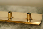Mid-Century Swedish Brass Candelabra by Pierre Forsell for Skultuna