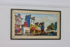 Swedish Oil On Canvas Painting "Moulin Rouge in Paris" by K. ISAKSON --Vintage & Framed