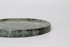 Gabriella – Indian Green Round Marble Tray  | W20cm H 2cm