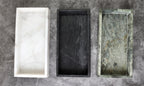 Salvatore – White Natural Marble Tray  | L 30cm W 15cm H 5cm | 2.5kg approx.