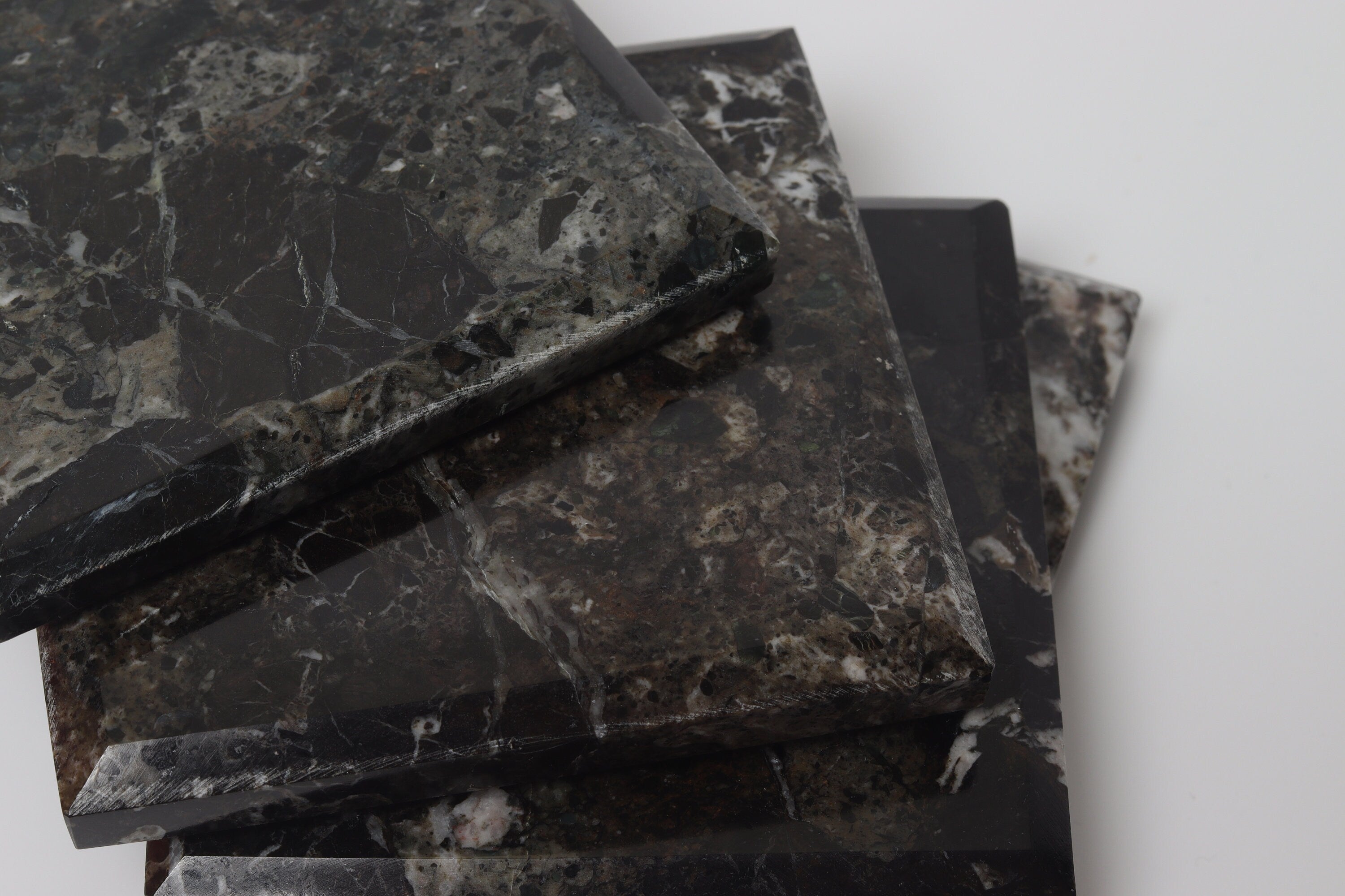 Set of 4 - Madeji Black Marble Coaters