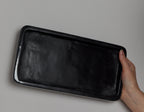 Salvatore – Black Rectangular Thin Marble Tray | L 30cm W 15cm H 2 cm | 1.5kg approx.